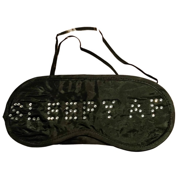 SLEEPY AF Rhinestone Sleep Mask - Picture 4 of 4
